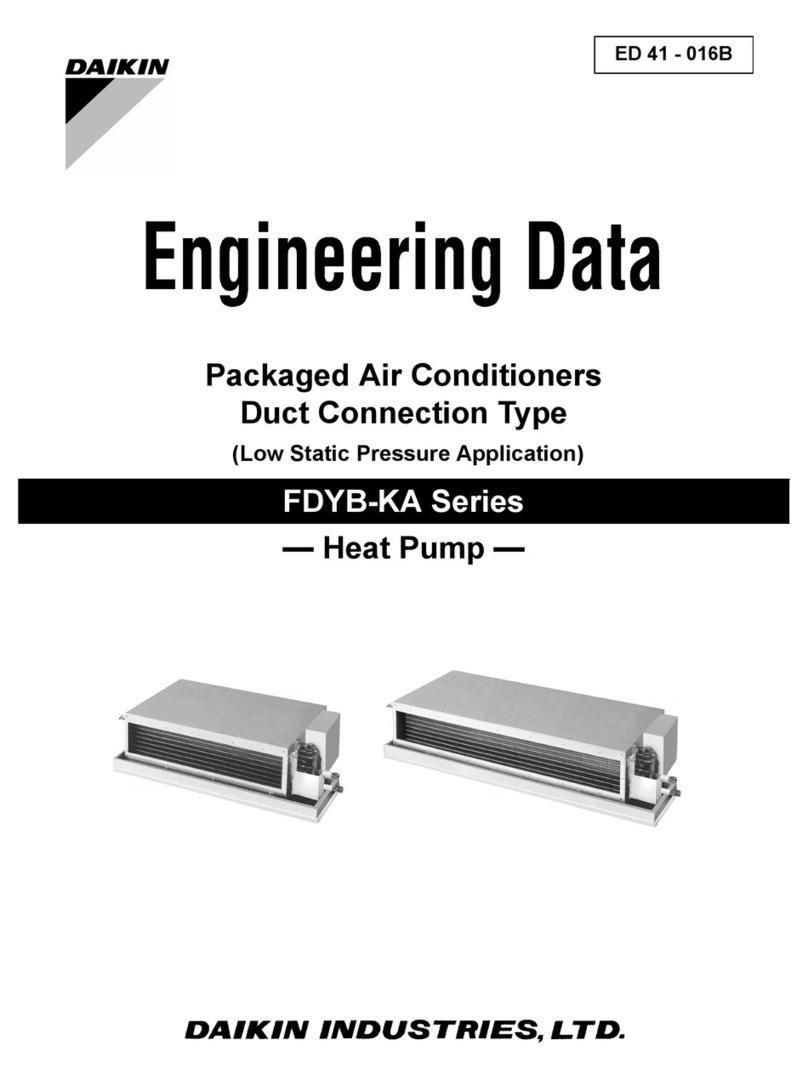 Daikin FDYB-KA Series Dimension Guide