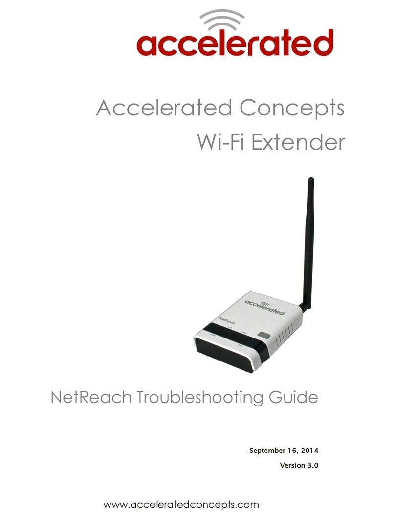 Accelerated Concepts NetReach User manual