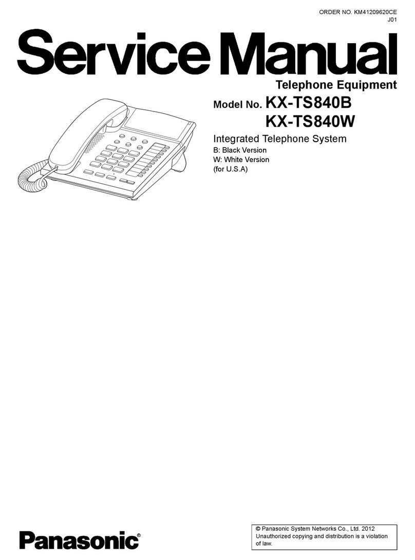 Panasonic KX-TS840B User manual