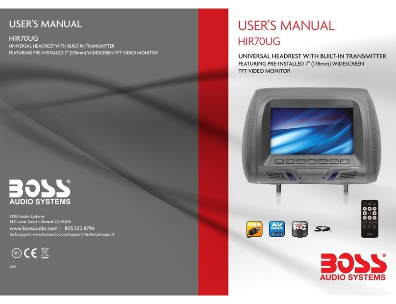 Boss Audio Systems HIR70UG User manual Boss Audio Systems HIR70UG User manual