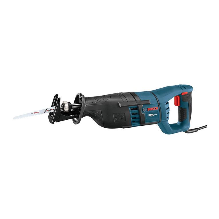 Bosch RS325 Assembly instructions