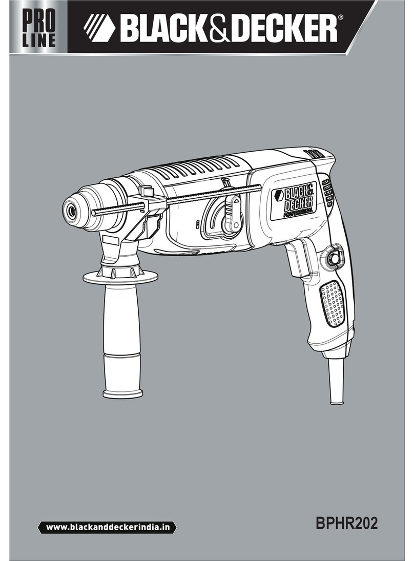 Black & Decker BPHR202 User manual