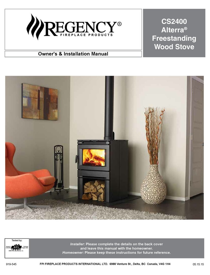 Regency CS2400 Owners & installation manual Regency CS2400 Owners & installation manual