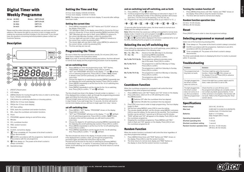 CO/Tech EMT717A-UK user guide
