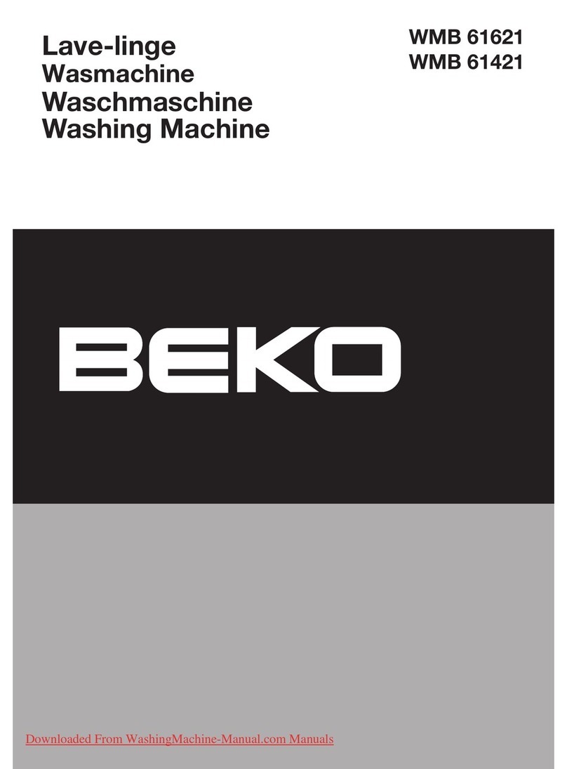 Beko WMB 61621 User manual
