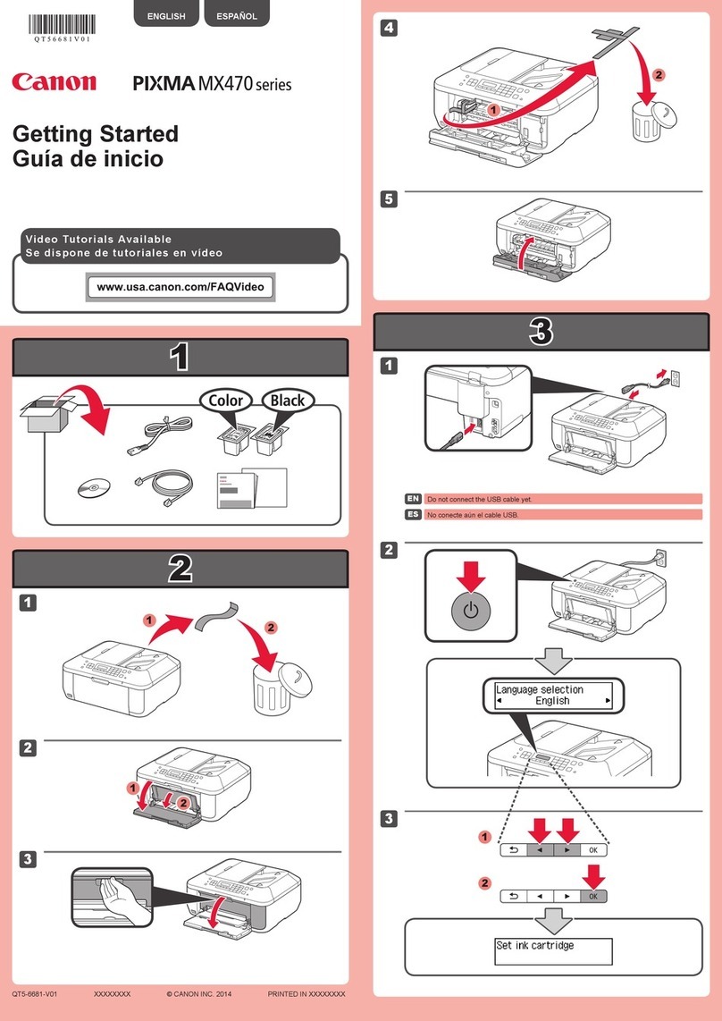 Canon MX470 User manual