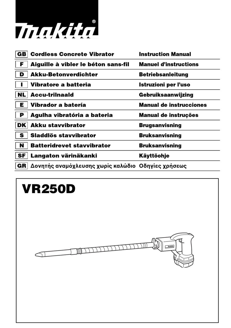 Makita VR250D instruction manual Makita VR250D instruction manual
