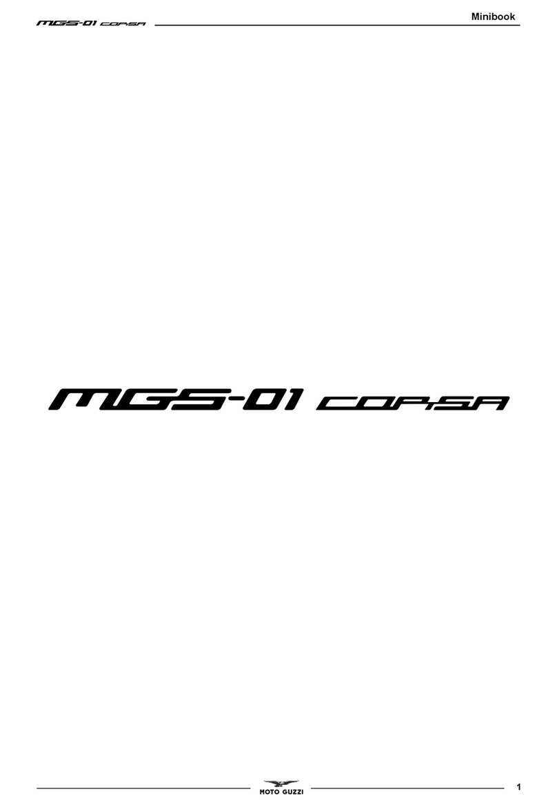 MOTO GUZZI MGS-01 Corsa Workshop manual