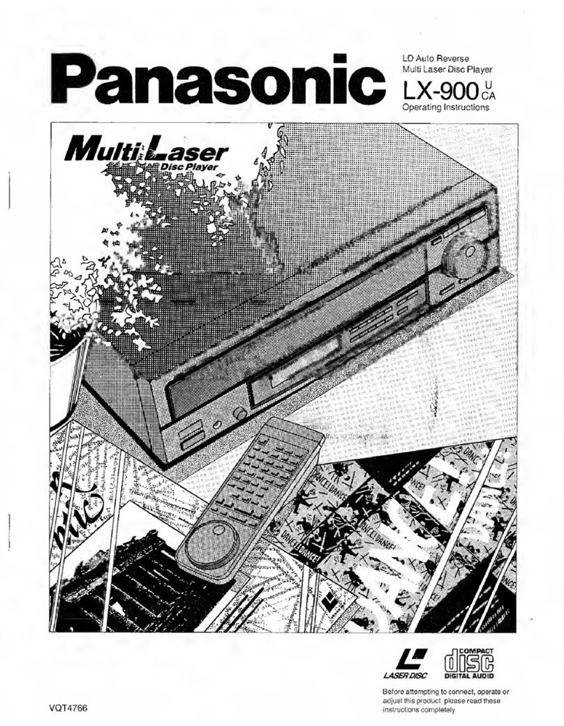 Panasonic LX-900 User manual