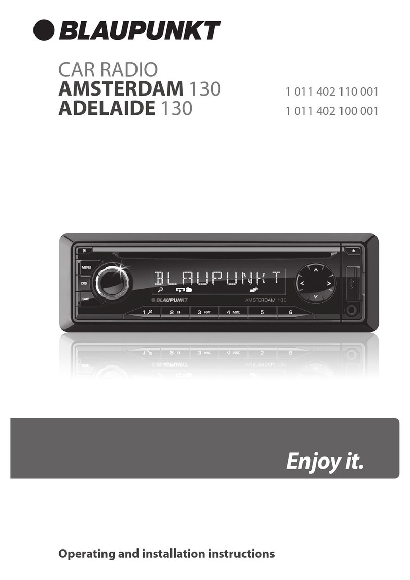 Blaupunkt AMSTERDAM 130 User manual Blaupunkt AMSTERDAM 130 User manual