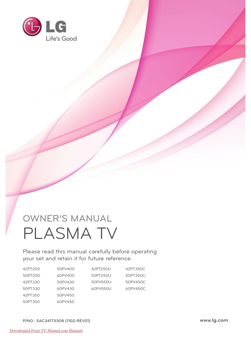 LG 42PT200 User manual