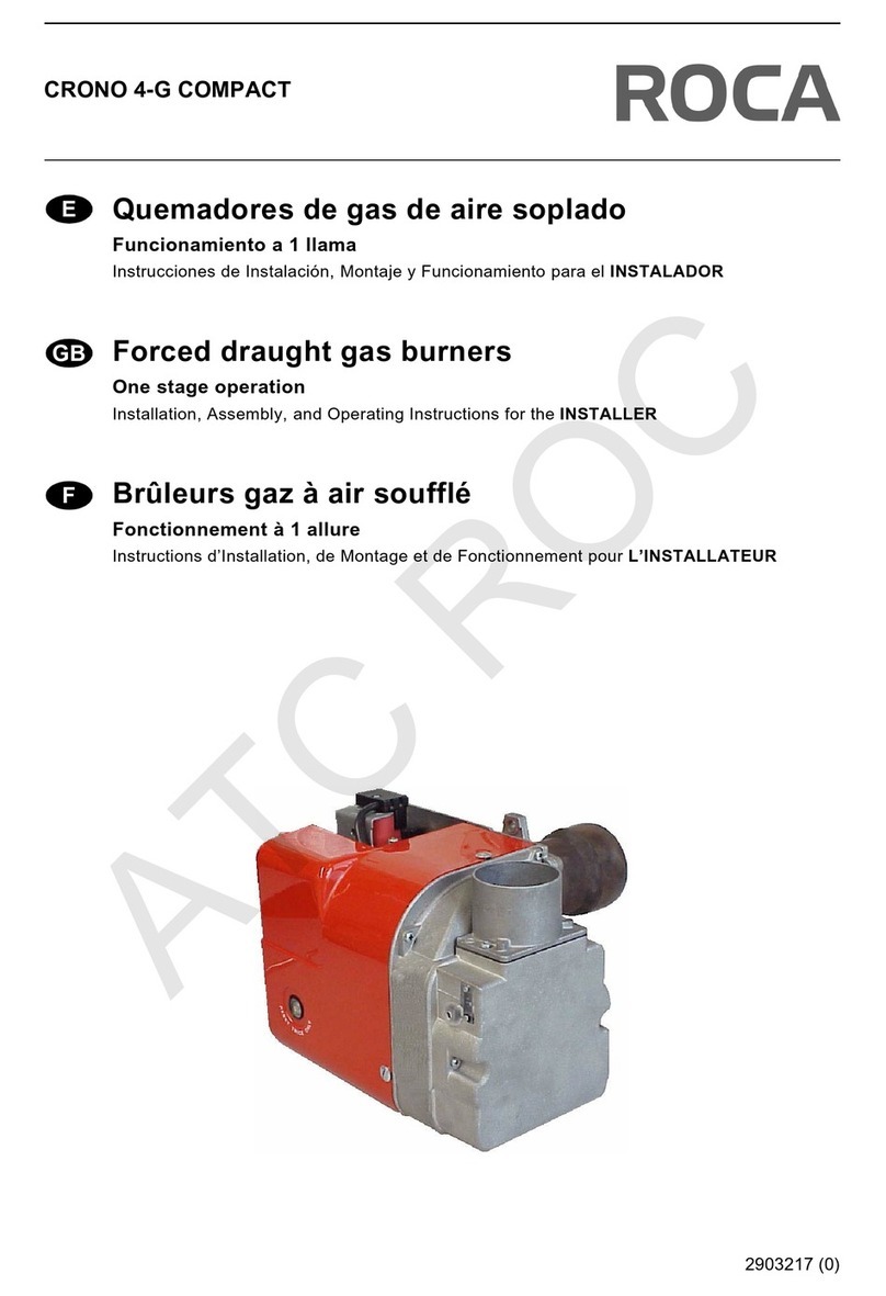 Roca CRONO 4-G COMPACT Installation and operating guide