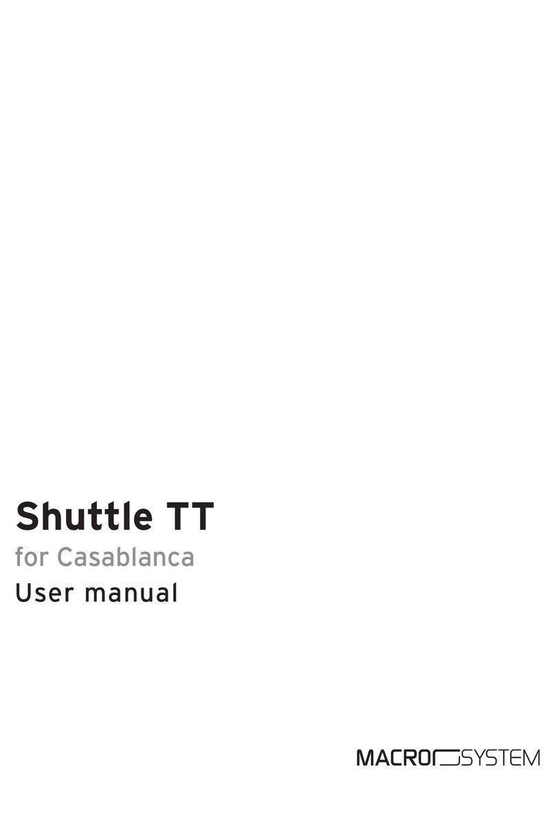 MacroSystem Digital Video Shuttle TT user manual