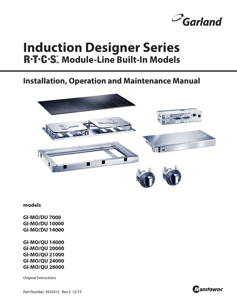 Garland GI-MO/DU 7000 Installation, operation and maintenance manual