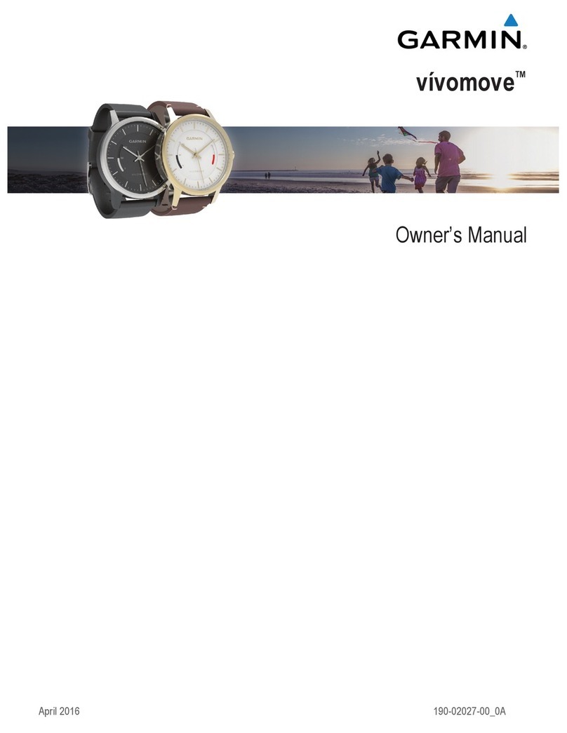 Garmin vivomove owner's manual