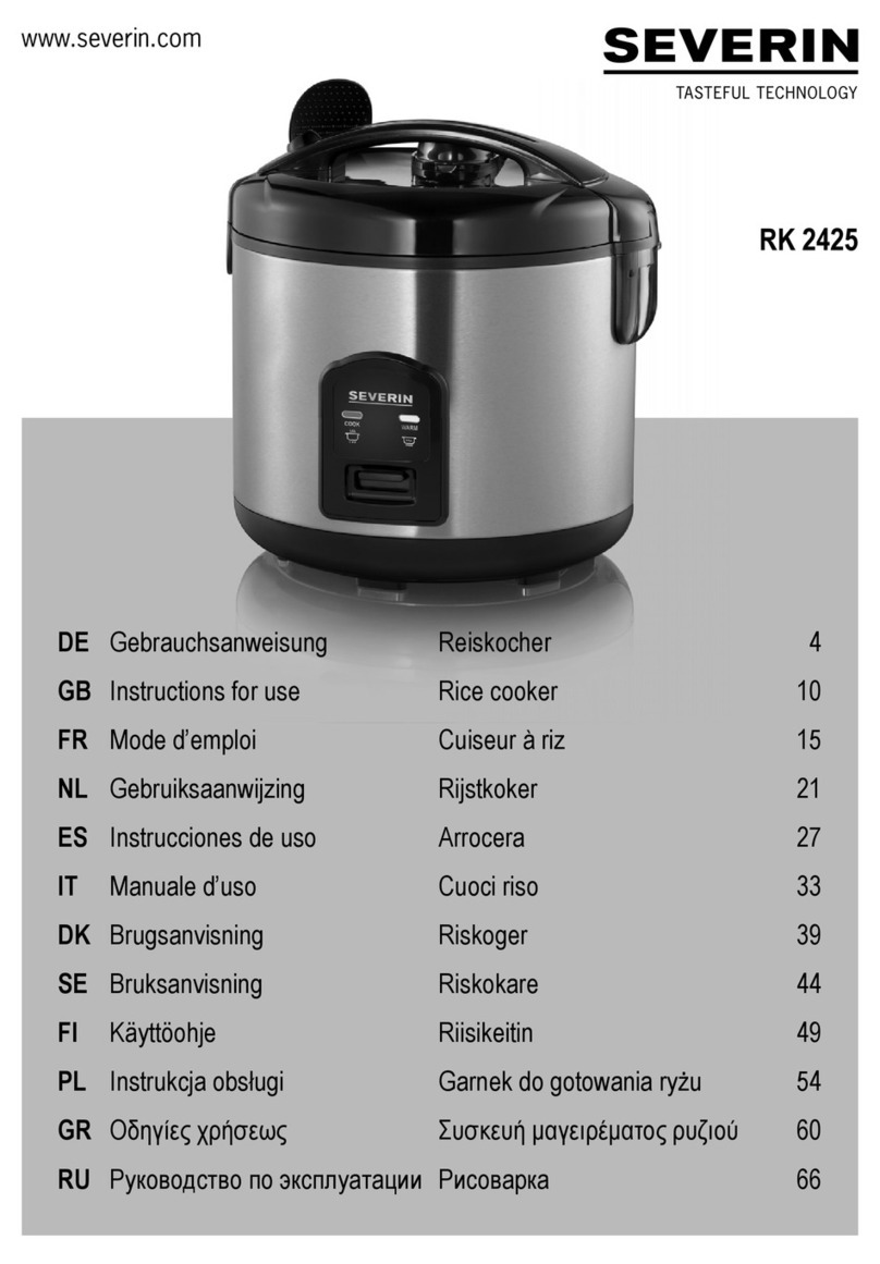 SEVERIN RK 2425 Instructions for use