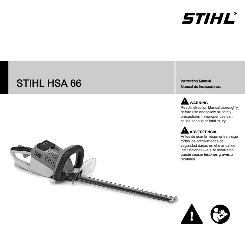 Stihl HSA 66 User manual