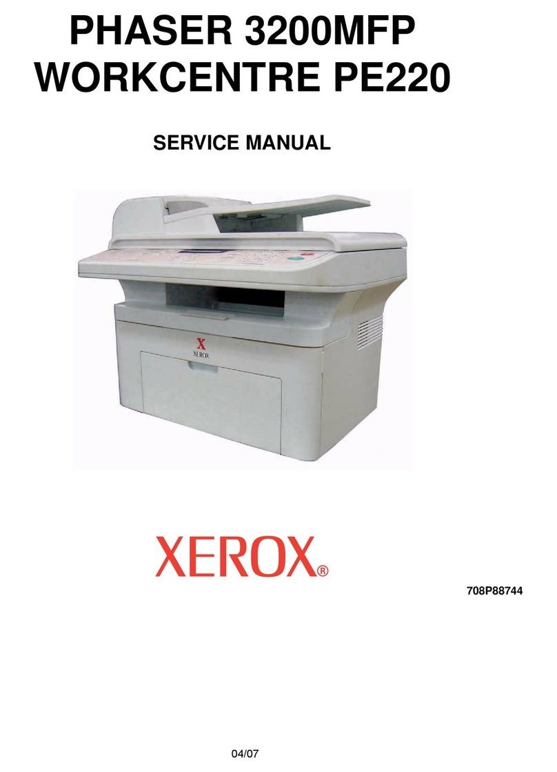 Xerox Phaser 3200MFP User manual Xerox Phaser 3200MFP User manual