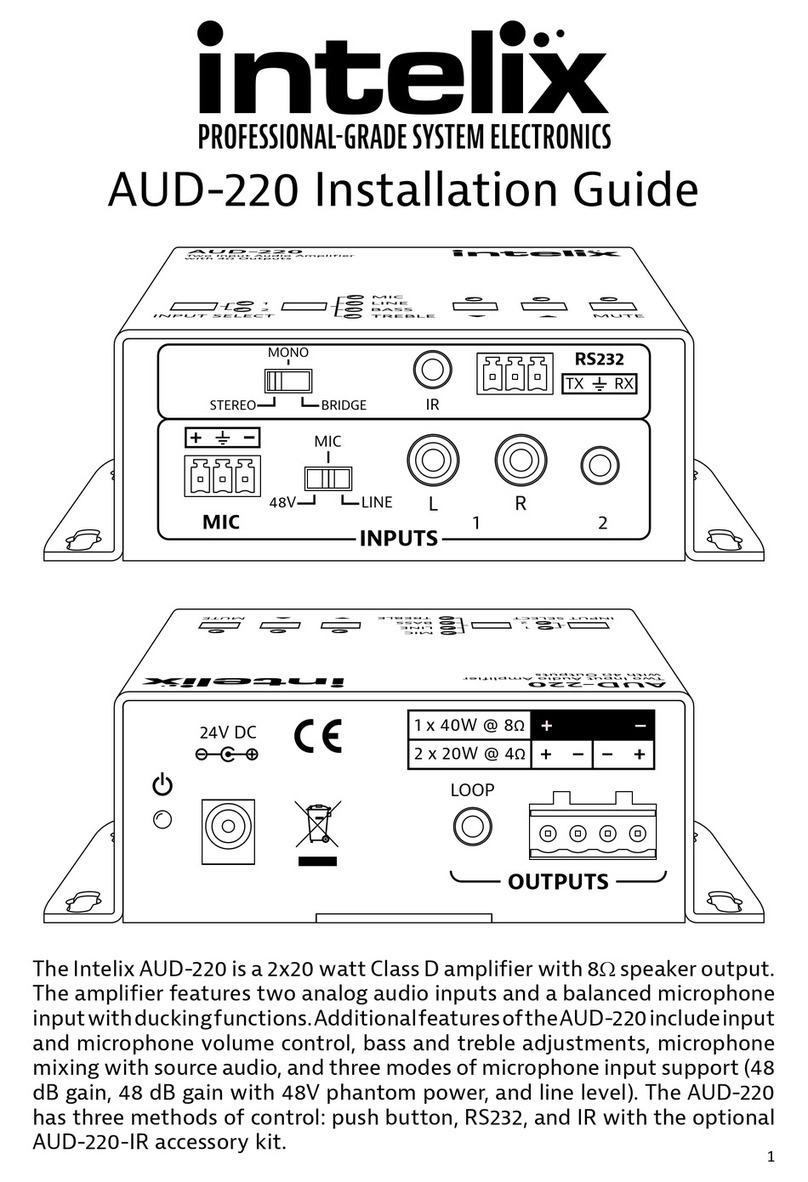 Intelix AUD-220 User manual