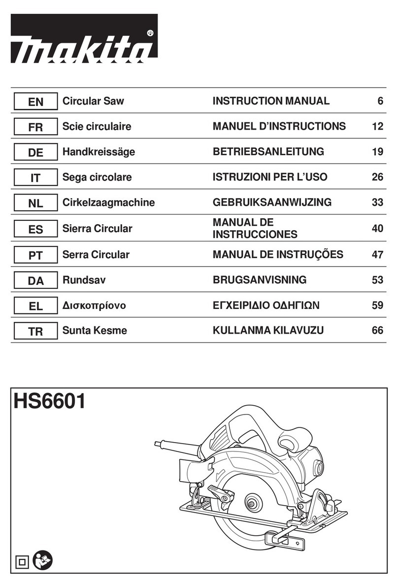 Makita HS6601 User manual