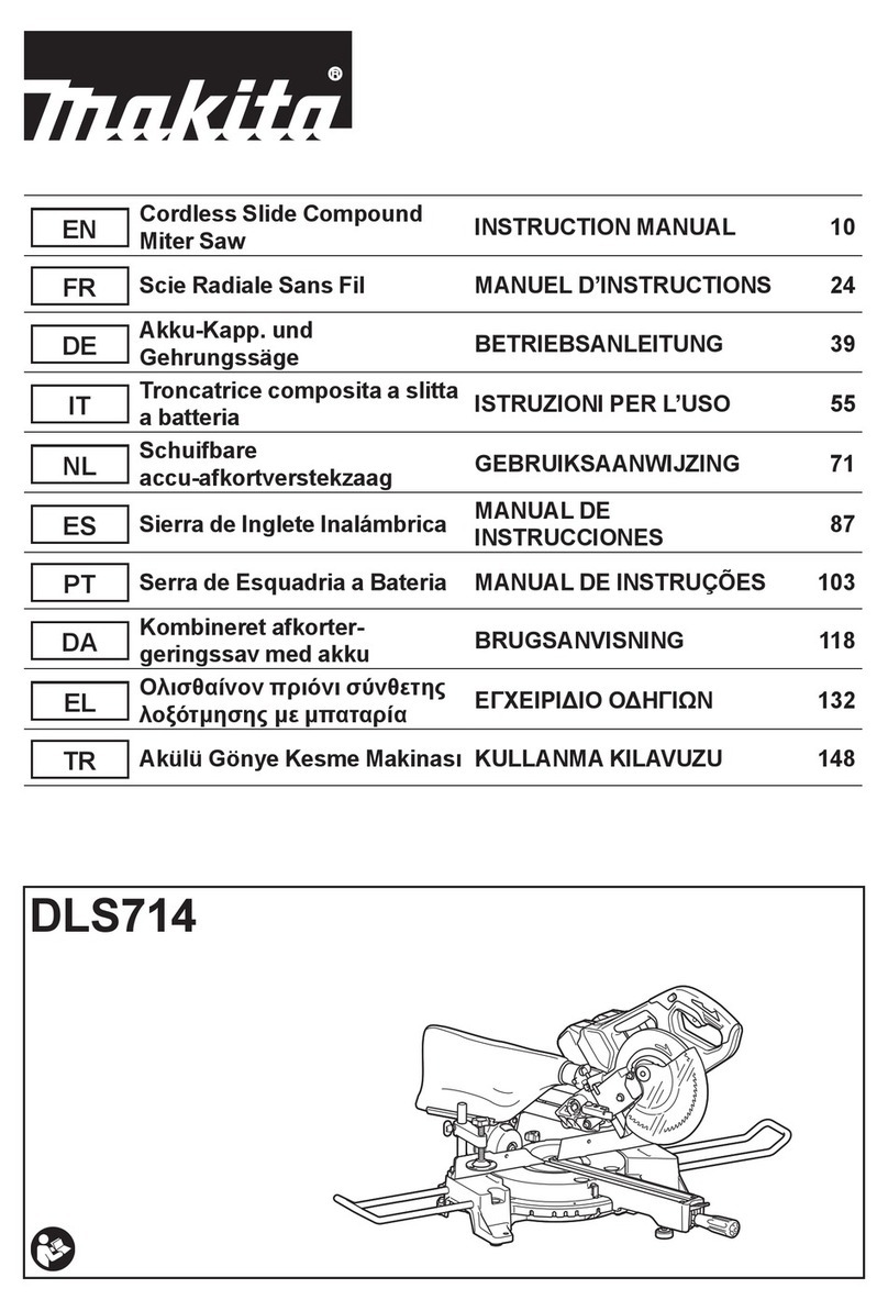 Makita DLS714 instruction manual