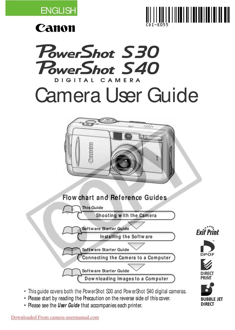 Canon PowerShot S30 User manual