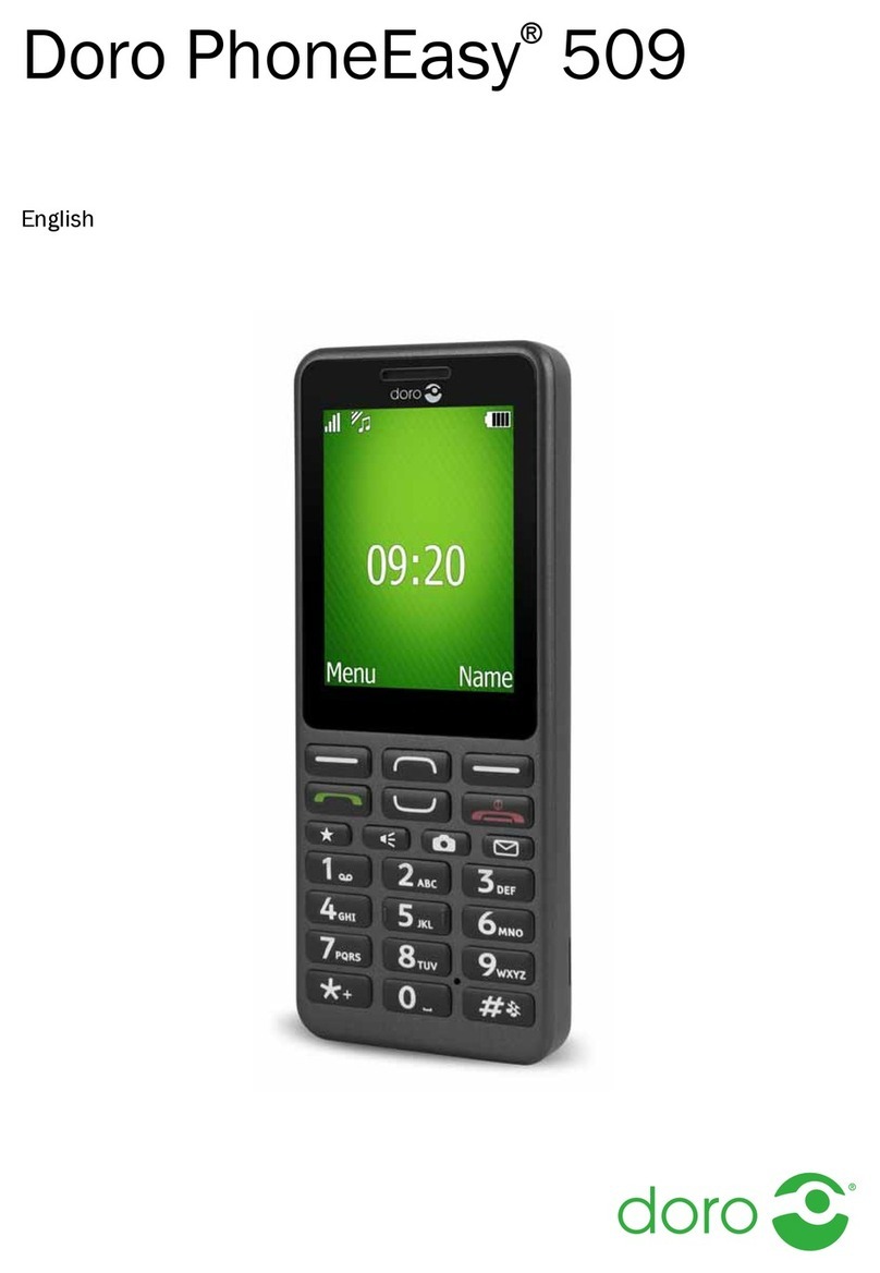 Doro PhoneEasy 509 User manual