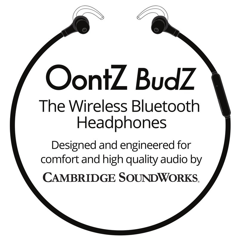 Oontz BudZ User manual