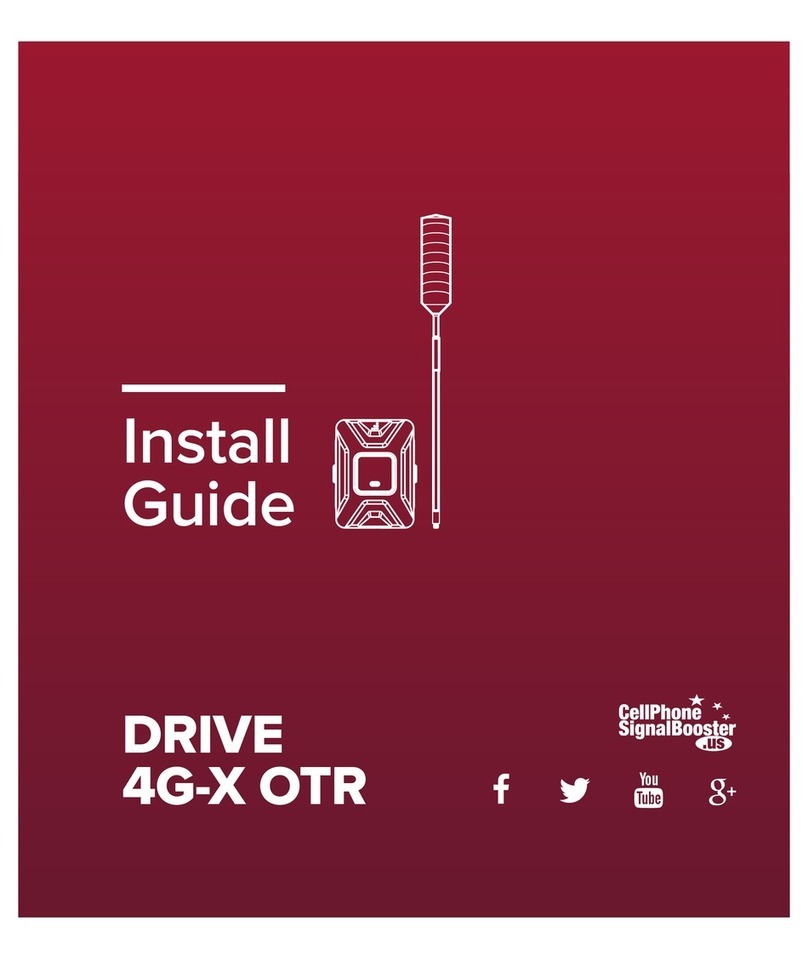 weBoost DRIVE 4G-X OTR User manual