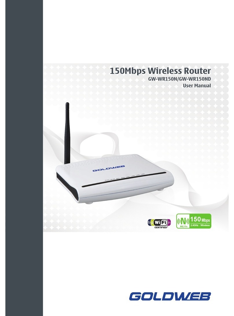 Goldweb GW-WR150N user manual