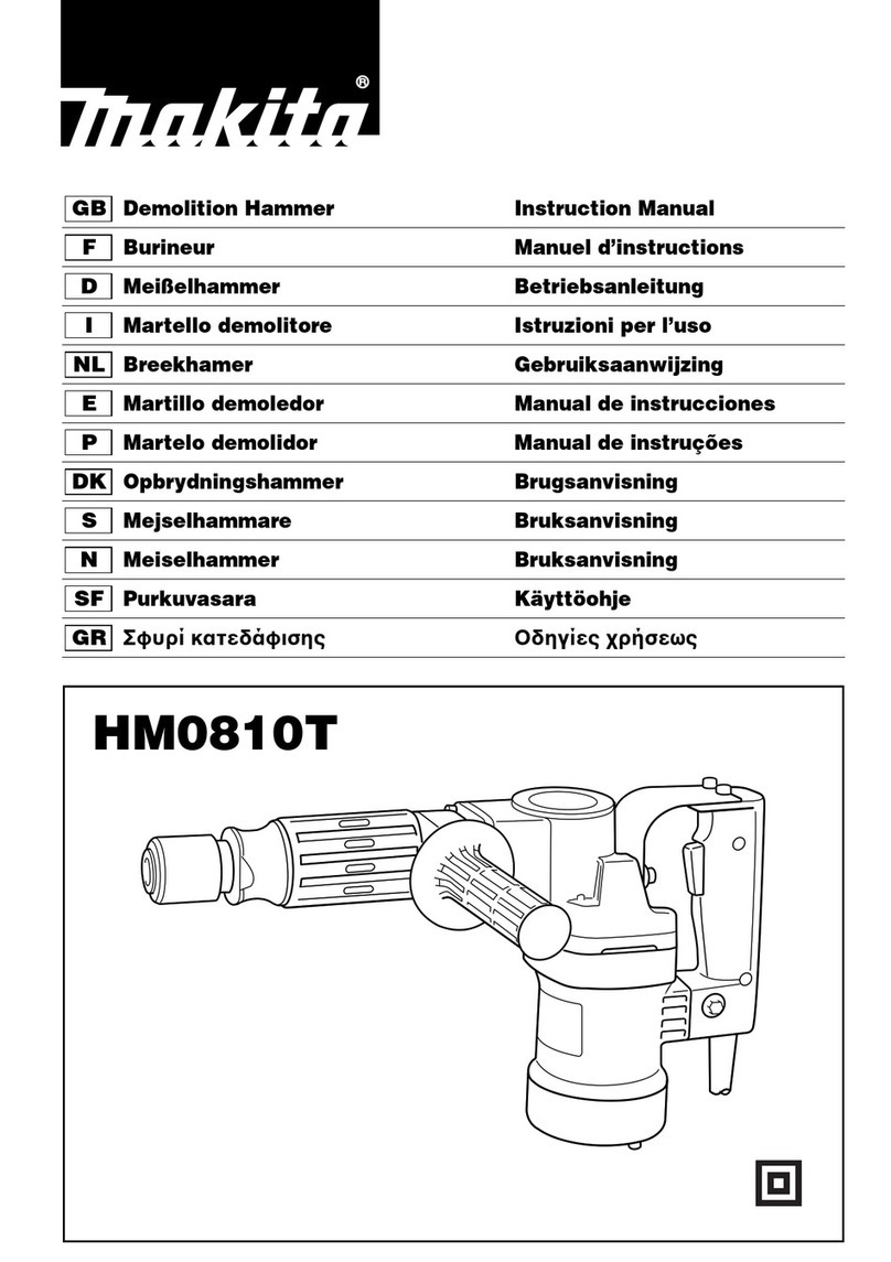 Makita HM0810T instruction manual