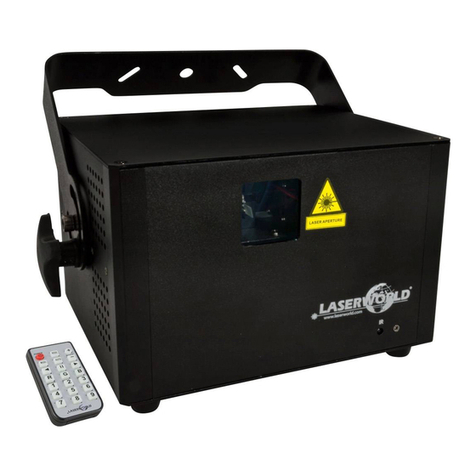 Laserworld Proline PRO-800RGB User manual