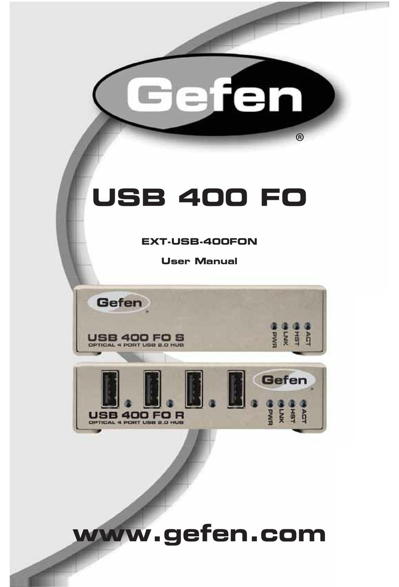 Gefen EXT-USB-400FON User manual