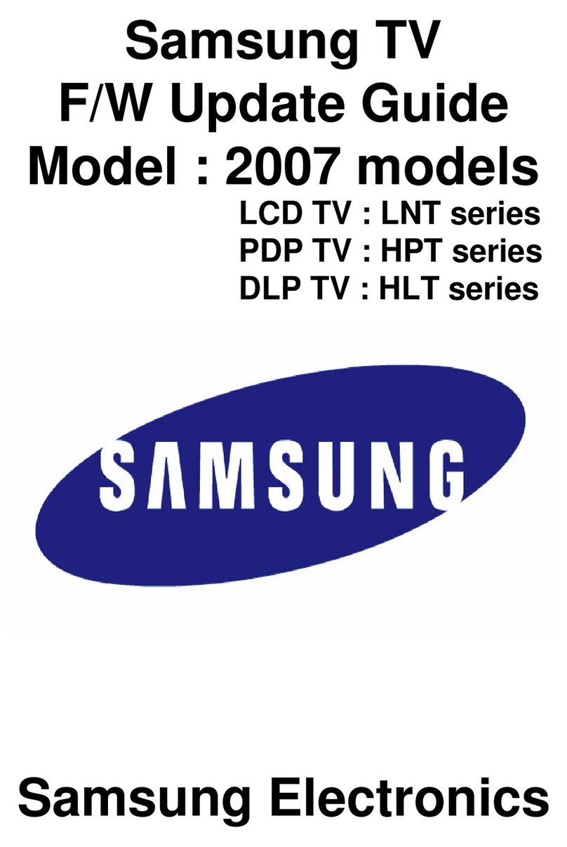 Samsung LNT series Technical manual