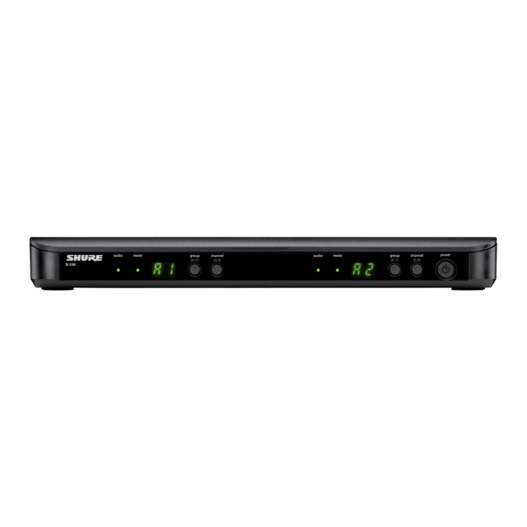 Shure BLX Wireless System manual