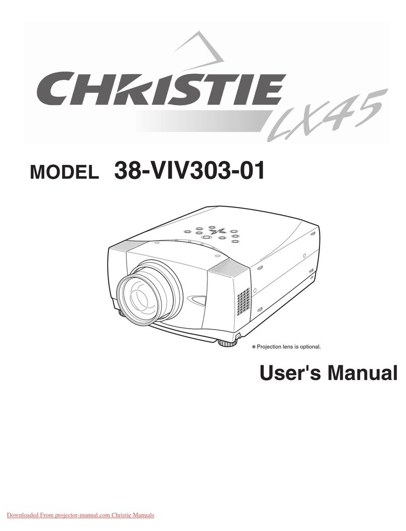 Christie 38-VIV303-01 user manual