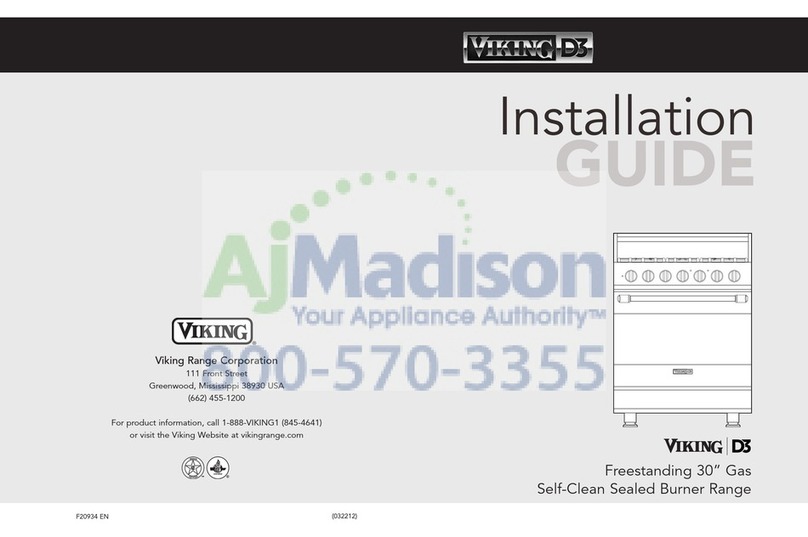 Viking RDSCG230-5B User manual