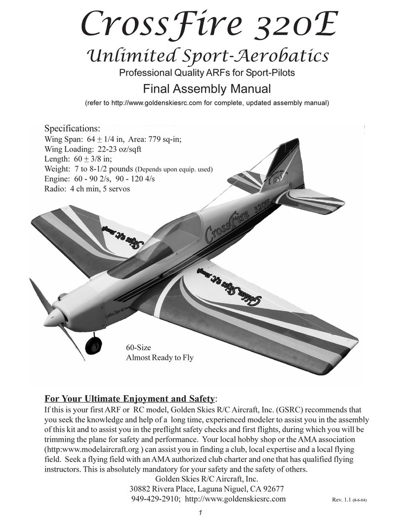 Golden Skies CROSSFIRE 320E Final assembly manual