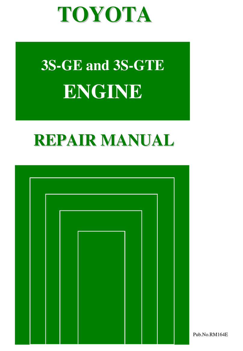 Toyota 3S-GE Operating instructions