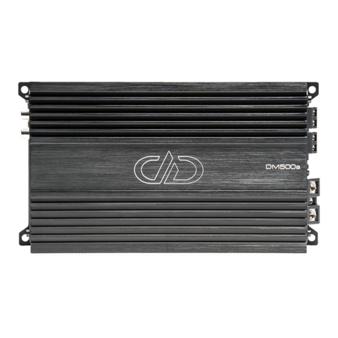 DD Audio DM500 User manual
