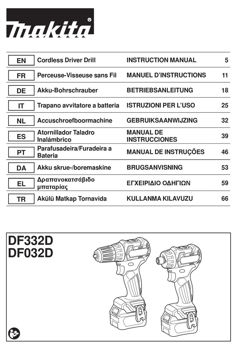 Makita DF332D instruction manual