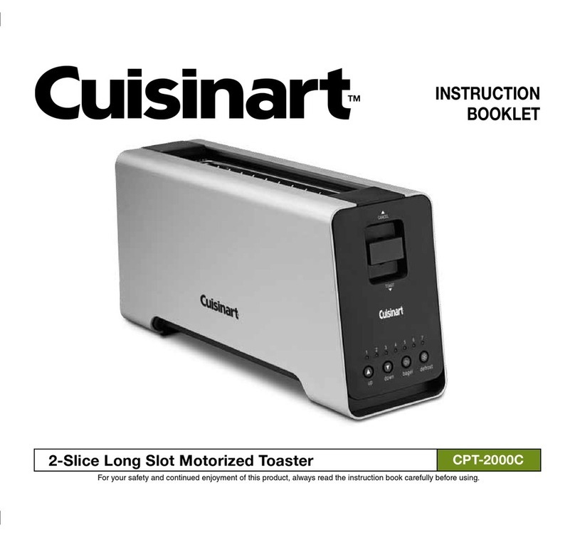 Cuisinart CPT-2000C Instruction booklet