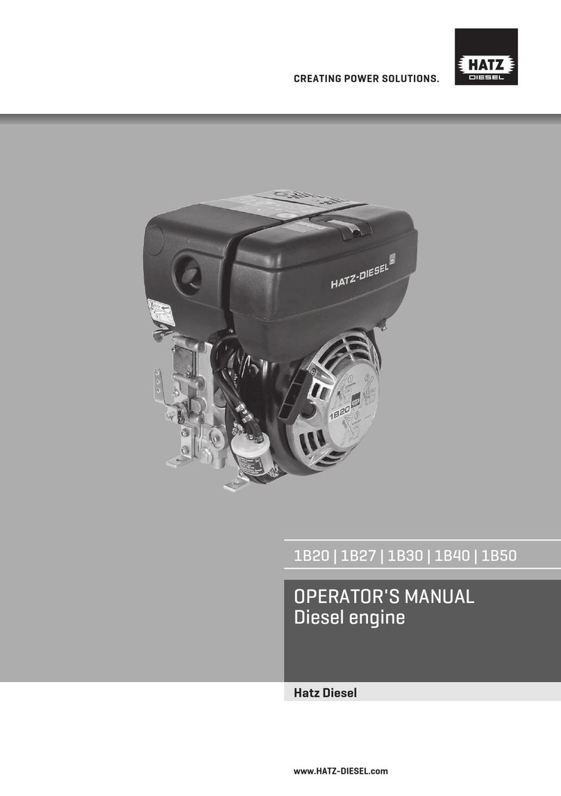 Hatz 1B20 Operator's manual