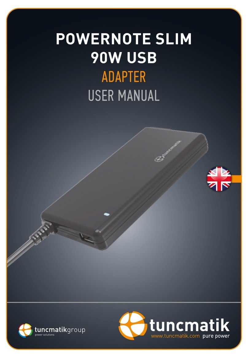 Tuncmatik POWERNOTE SLIM user manual