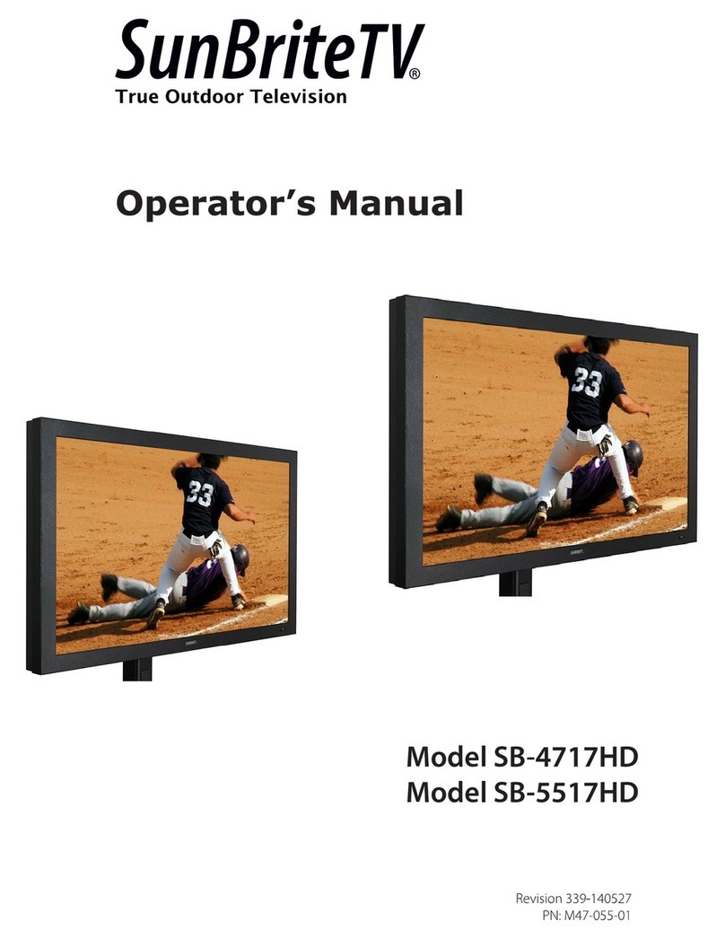 SunBriteTV SB-4717HD Operator's manual