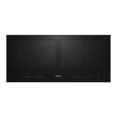 Miele KM 6381 Operating and installation instructions