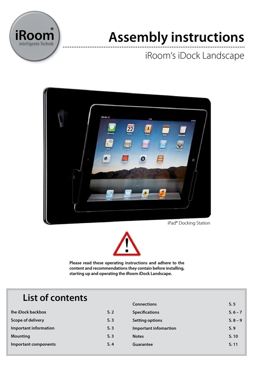 iRoom iDock Landscape User manual iRoom iDock Landscape User manual