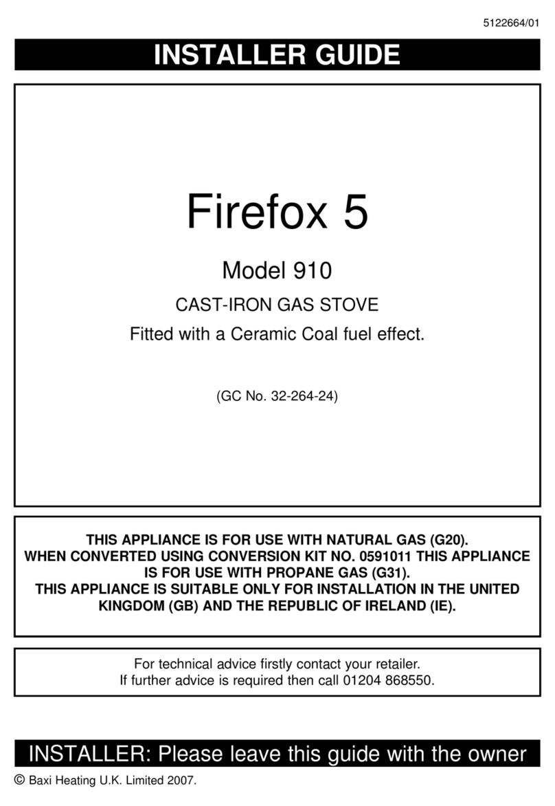 Baxi Firefox 5 910 Assembly instructions