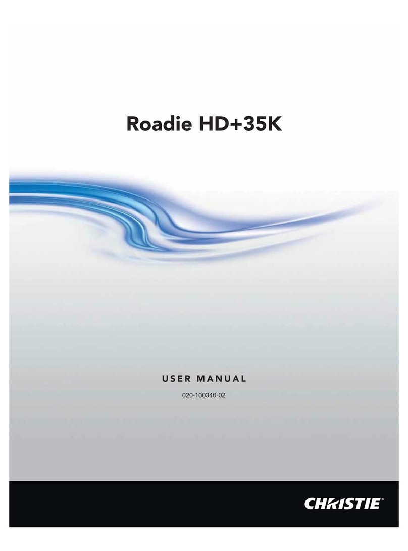 Christie Roadie HD+35K User manual