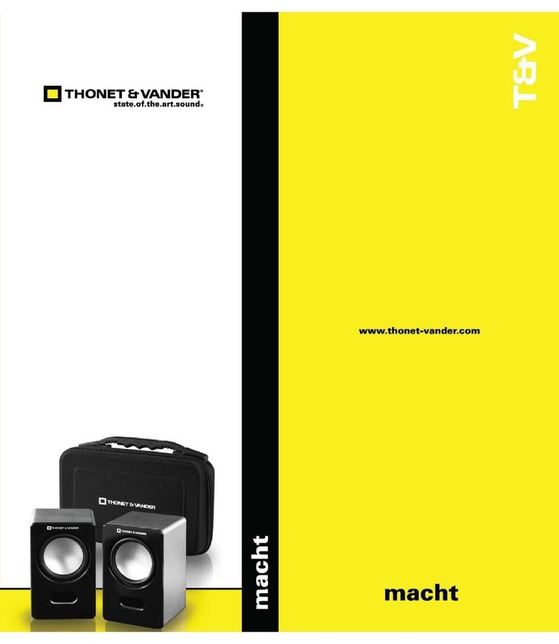 Thonet & Vander macht manual